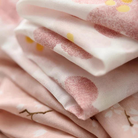 Women's Floral Kimono Dressing Gown with Belted Waist and Pockets