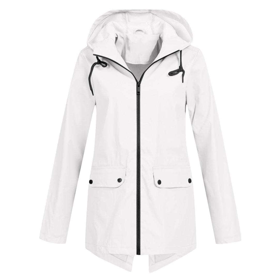 Women's Waterproof Windbreaker Jacket with Hood