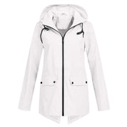 Women's Waterproof Windbreaker Jacket with Hood