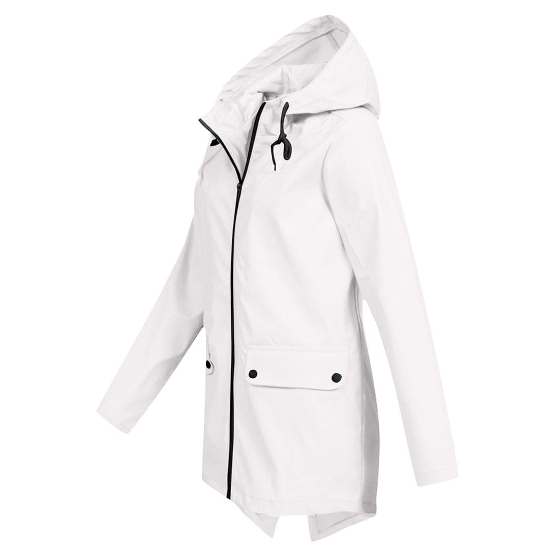 Women's Waterproof Windbreaker Jacket with Hood