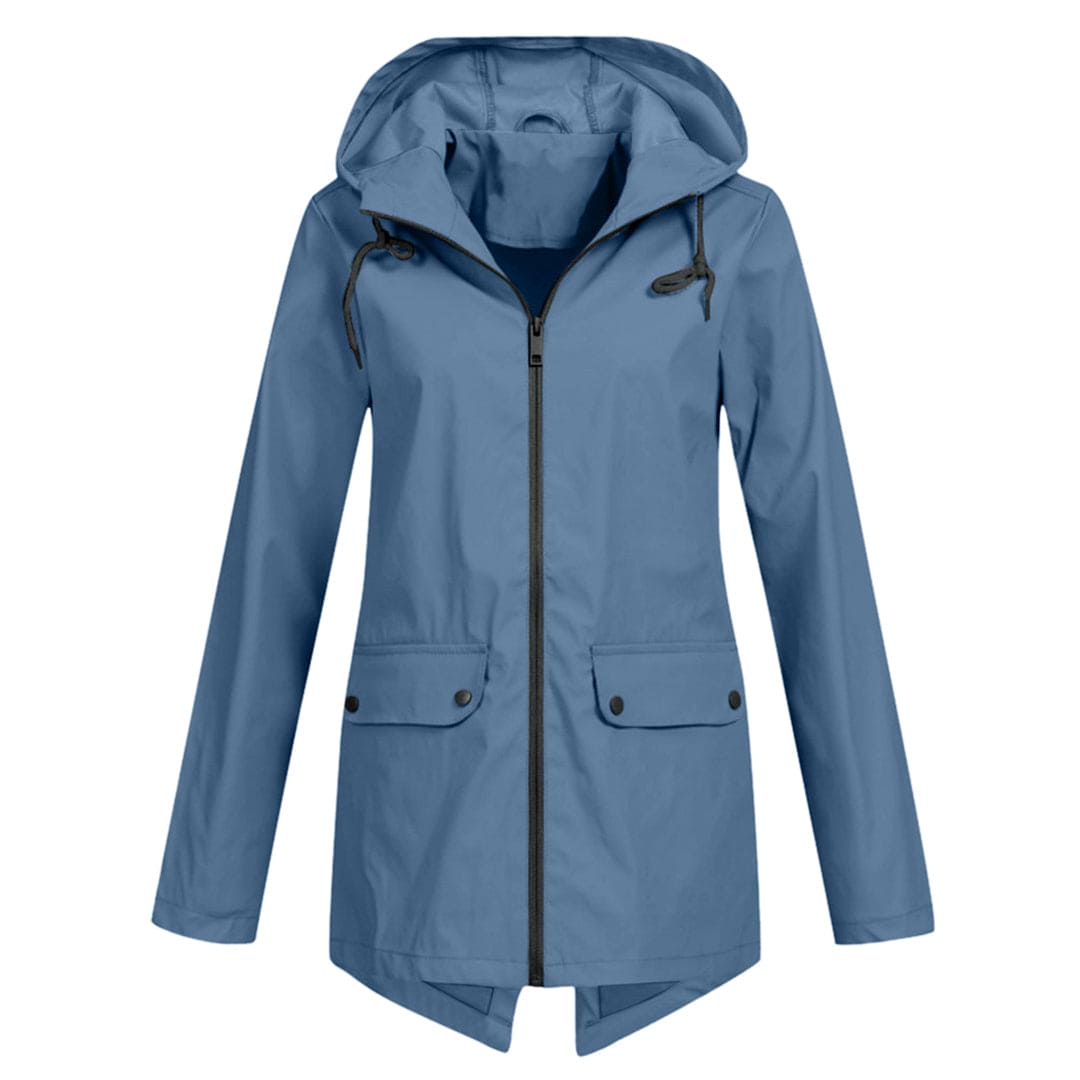 Women's Waterproof Windbreaker Jacket with Hood