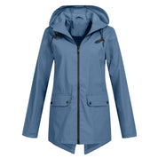 Women's Waterproof Windbreaker Jacket with Hood