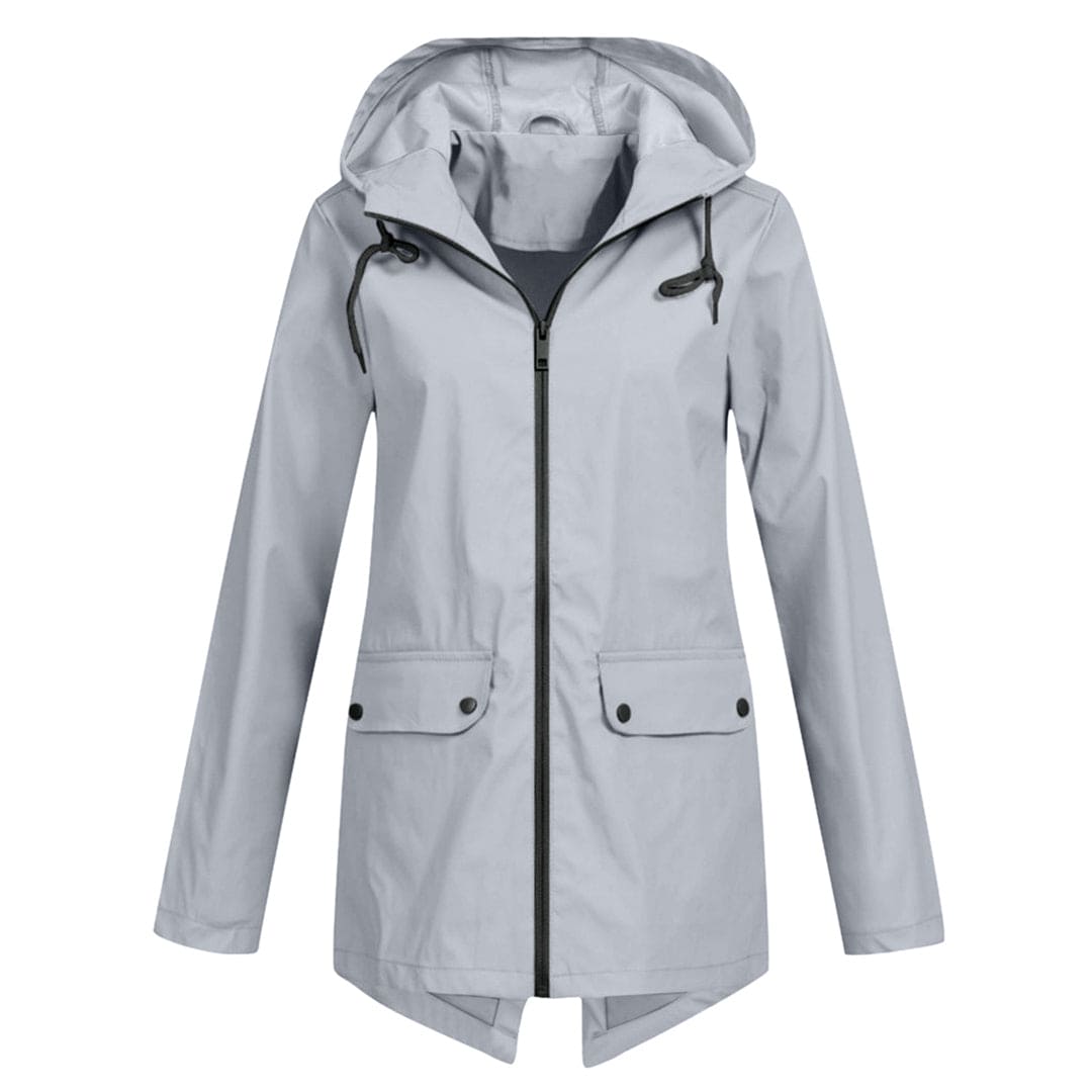 Women's Waterproof Windbreaker Jacket with Hood