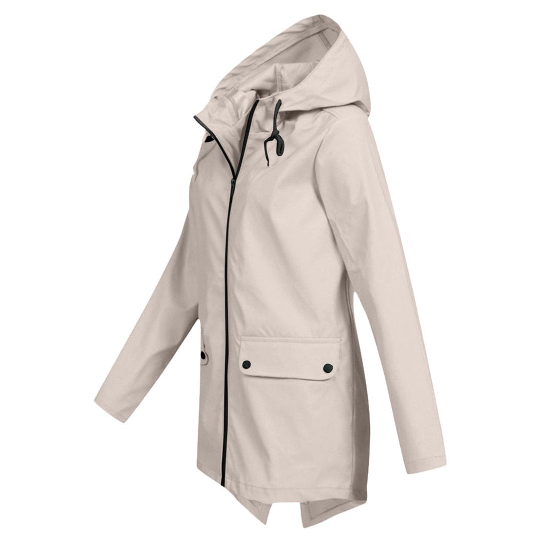 Women's Waterproof Windbreaker Jacket with Hood