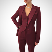 Women's Three-Piece Suit with Tailored Fit